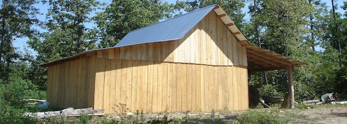 Building an Old-Fashioned Pole Barn, Part 6